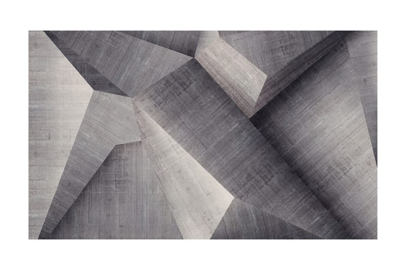 Fototapet Sammenfatning Betongblokk 450x270 - Artgeist sp. z o. o. - Innredning - Veggdekorasjon - Tapeter - Fototapeter