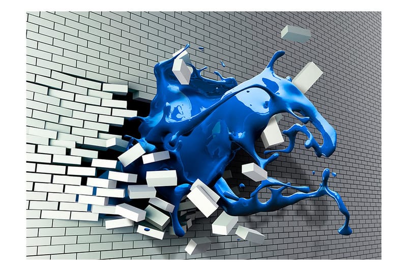 Fototapet Sapphire Muse 100x70 - Artgeist sp. z o. o. - Innredning - Veggdekorasjon - Tapeter - Fototapeter