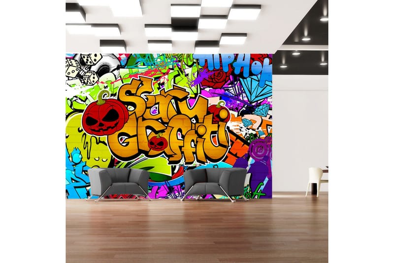 Fototapet Scary Graffiti 300x210, Artgeist sp. z o. o.