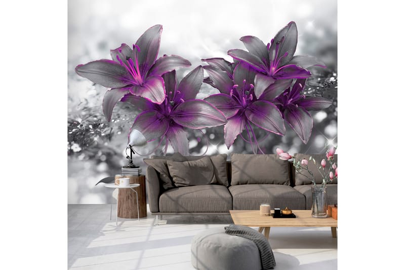 Fototapet Secret Of The Lily 100x70 - Artgeist sp. z o. o. - Innredning - Veggdekorasjon - Tapeter - Fototapeter