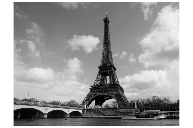 Fototapet Seine And Eiffel Tower 350x270 - Artgeist sp. z o. o. - Innredning - Veggdekorasjon - Tapeter - Fototapeter