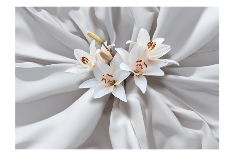 Fototapet Sensual Lilies 200x140 - Artgeist sp. z o. o. - Innredning - Veggdekorasjon - Tapeter - Fototapeter