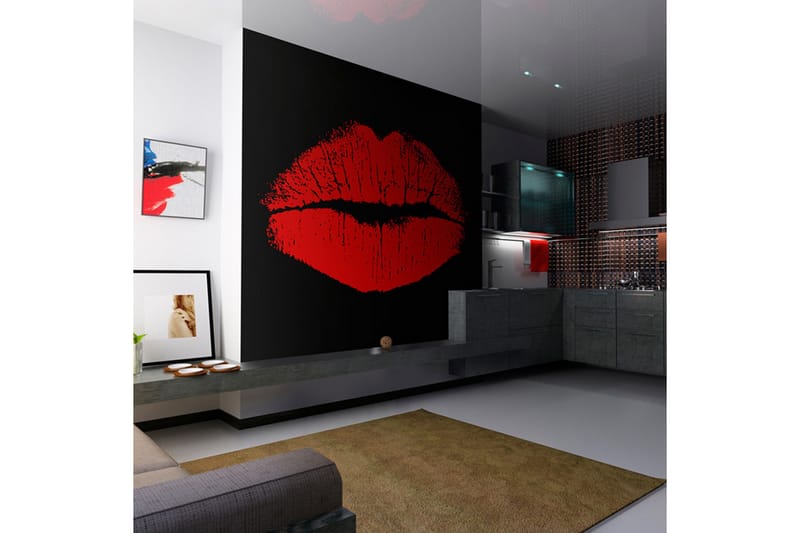 Fototapet Sensual Lips 250x193 - Artgeist sp. z o. o. - Innredning - Veggdekorasjon - Tapeter - Fototapeter