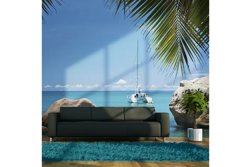 Fototapet Seychelles 300x231 - Artgeist sp. z o. o. - Innredning - Veggdekorasjon - Tapeter - Fototapeter