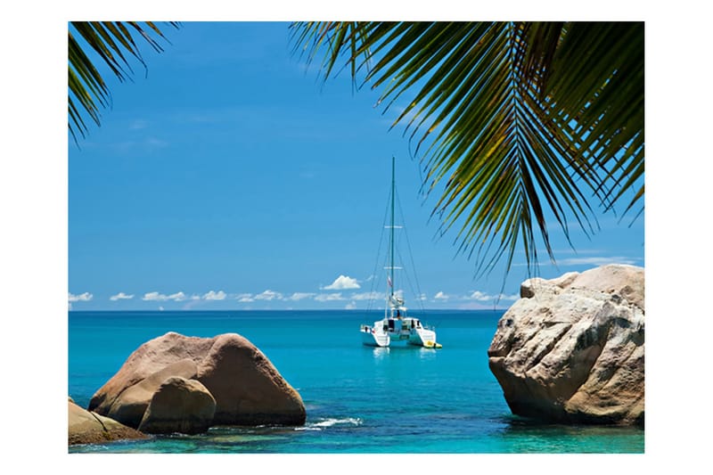 Fototapet Seychelles 350x270 - Artgeist sp. z o. o. - Innredning - Veggdekorasjon - Tapeter - Fototapeter
