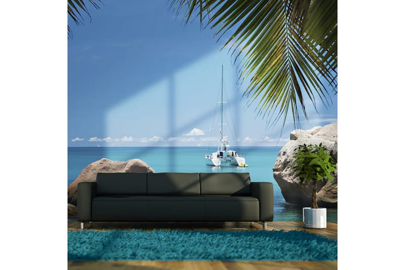 Fototapet Seychelles 350x270 - Artgeist sp. z o. o. - Innredning - Veggdekorasjon - Tapeter - Fototapeter