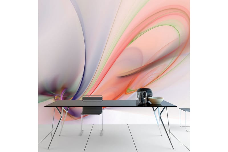 Fototapet Silky Colorful Smoke 250x193 - Artgeist sp. z o. o. - Innredning - Veggdekorasjon - Tapeter - Fototapeter