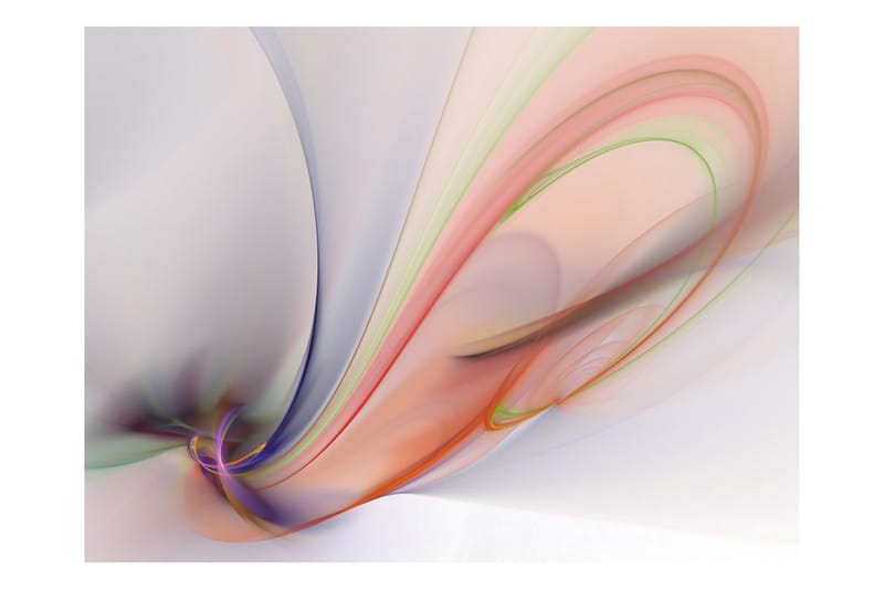 Fototapet Silky Colorful Smoke 250x193 - Artgeist sp. z o. o. - Innredning - Veggdekorasjon - Tapeter - Fototapeter