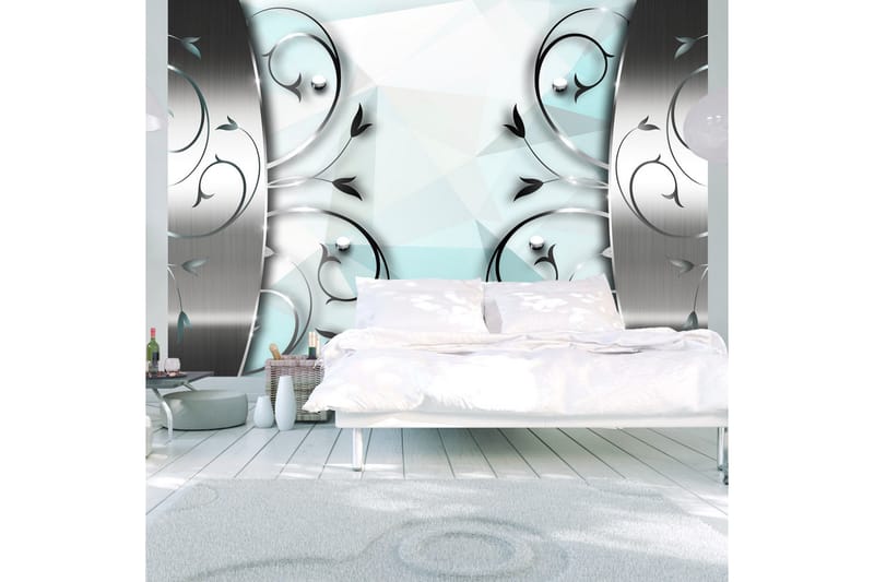 Fototapet Silver Gate 250x175 - Artgeist sp. z o. o. - Innredning - Veggdekorasjon - Tapeter - Fototapeter