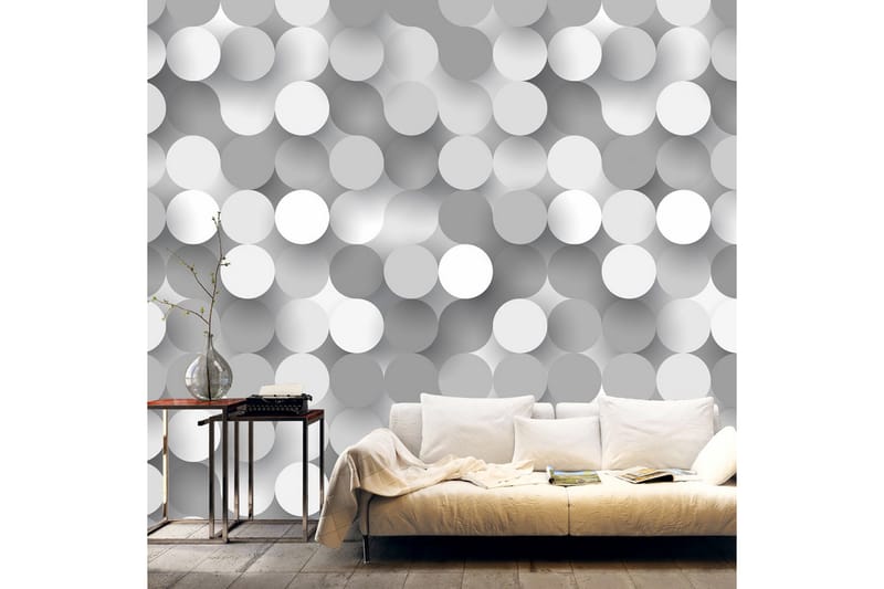 Fototapet Silver Net 100x70 - Innredning - Veggdekorasjon - Tapeter - Fototapeter