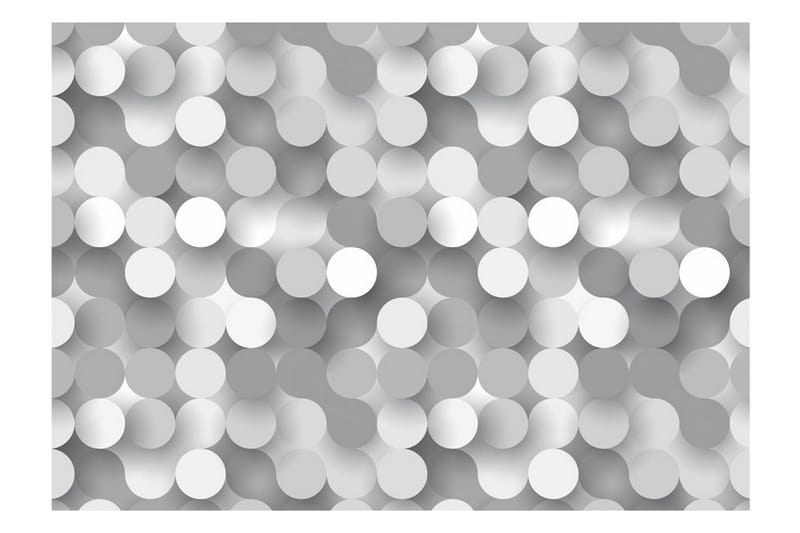 Fototapet Silver Net 200x140 - Finnes i flere størrelser - Innredning - Veggdekorasjon - Tapeter - Fototapeter