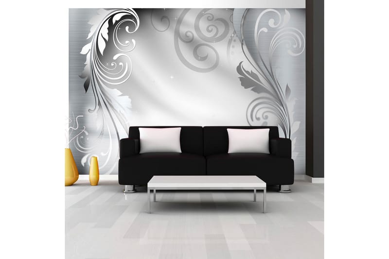 Fototapet Silver Ornament 250x175, Artgeist sp. z o. o.