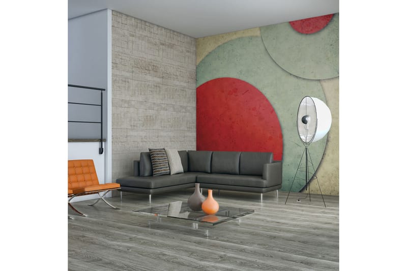 Fototapet Sirkler Retro Stil 400x309, Artgeist sp. z o. o.