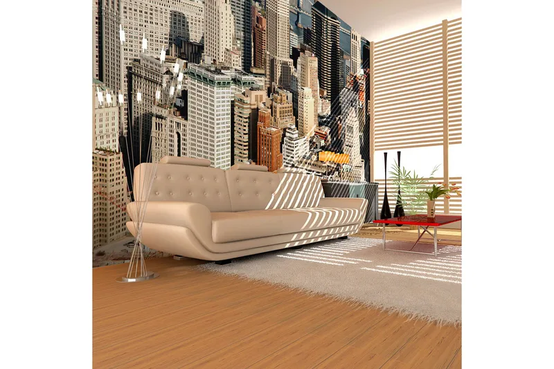 Fototapet Skyscrapers Manhattan 300x231 - Artgeist sp. z o. o. - Innredning - Veggdekorasjon - Tapeter - Fototapeter