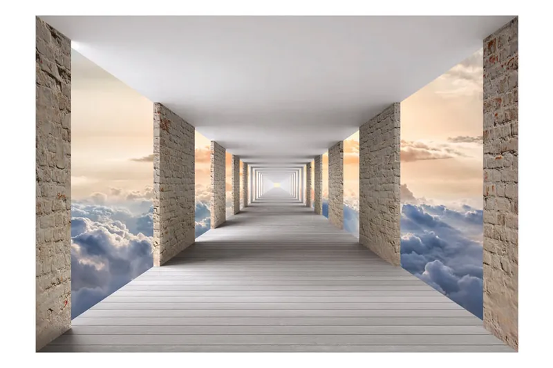 Fototapet Skyward Travel 300x210 - Artgeist sp. z o. o. - Innredning - Veggdekorasjon - Tapeter - Fototapeter