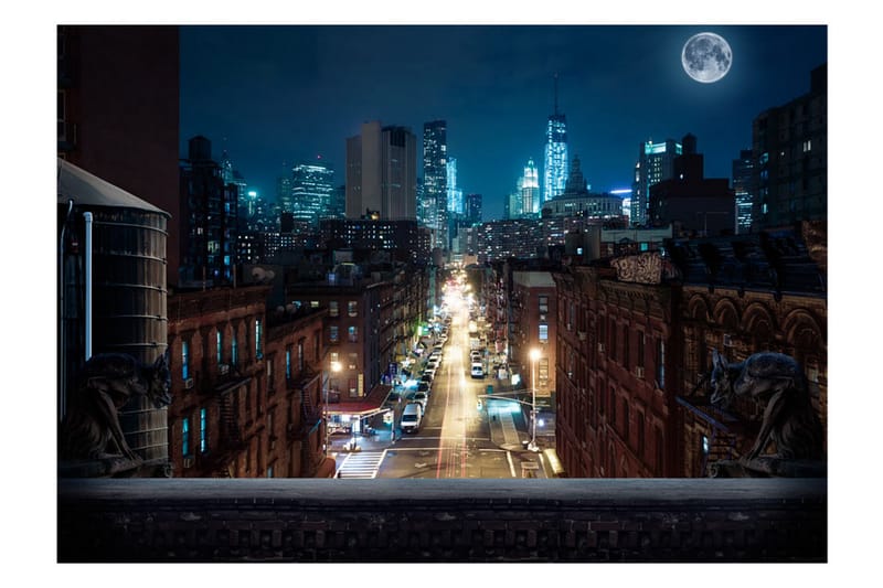 Fototapet Sleepy New York 350x245 - Artgeist sp. z o. o. - Innredning - Veggdekorasjon - Tapeter - Fototapeter