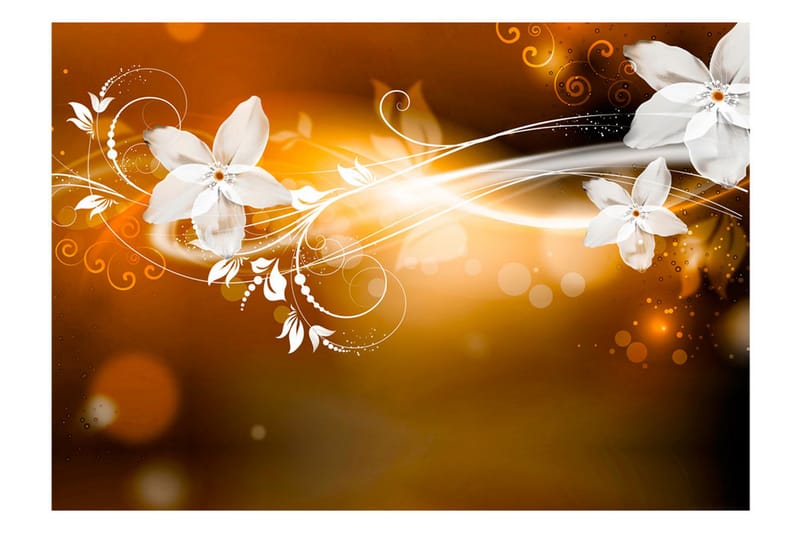 Fototapet Snow Flower 150x105 - Artgeist sp. z o. o. - Innredning - Veggdekorasjon - Tapeter - Fototapeter