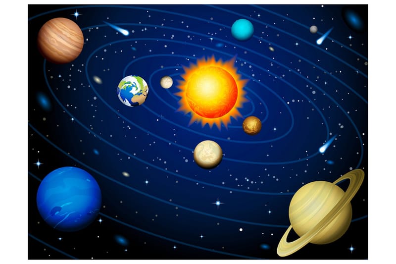 Fototapet Solar system 250x193, Artgeist sp. z o. o.