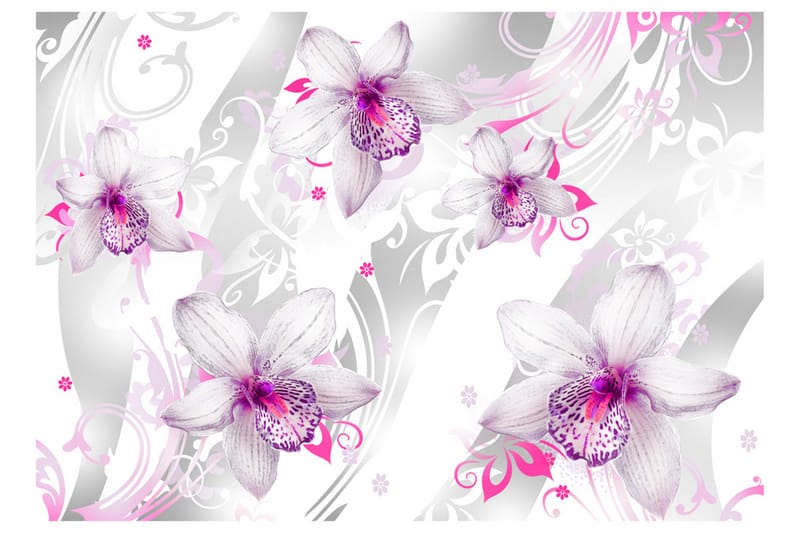 Fototapet Sounds Of Subtlety Silver 250x175, Artgeist sp. z o. o.