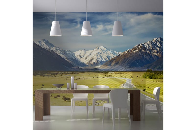 Fototapet Southern Alps New Zealand 350x270 - Artgeist sp. z o. o. - Innredning - Veggdekorasjon - Tapeter - Fototapeter