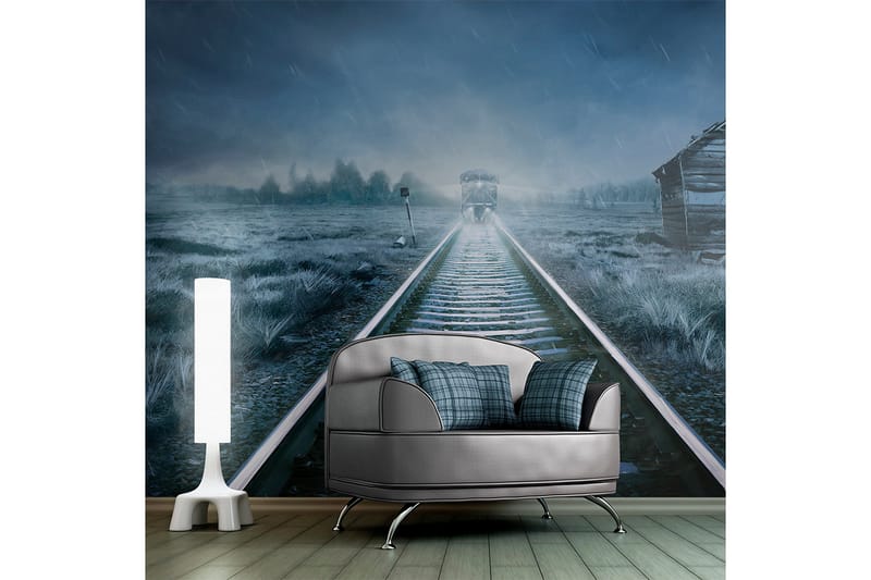 Fototapet Spøkelsestoget 300x231 - Artgeist sp. z o. o. - Innredning - Veggdekorasjon - Tapeter - Fototapeter