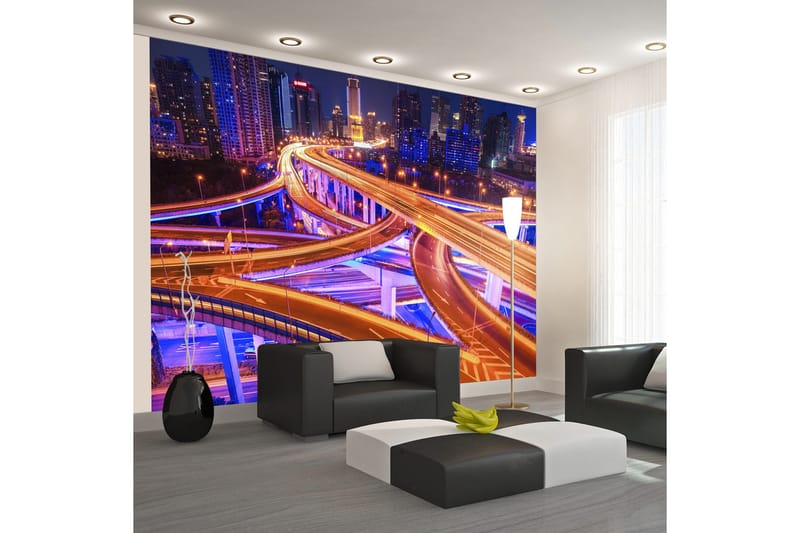 Fototapet Spiderweb Of Roads 300x210, Artgeist sp. z o. o.