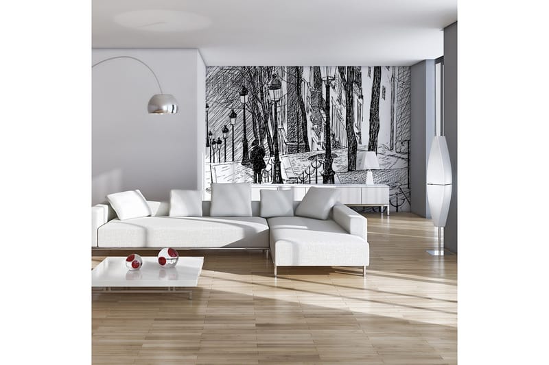 Fototapet Stairs Montmartre 200x154 - Artgeist sp. z o. o. - Innredning - Veggdekorasjon - Tapeter - Fototapeter