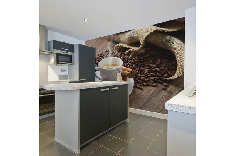 Fototapet Star Anise Coffee 350x270 - Artgeist sp. z o. o. - Innredning - Veggdekorasjon - Tapeter - Fototapeter