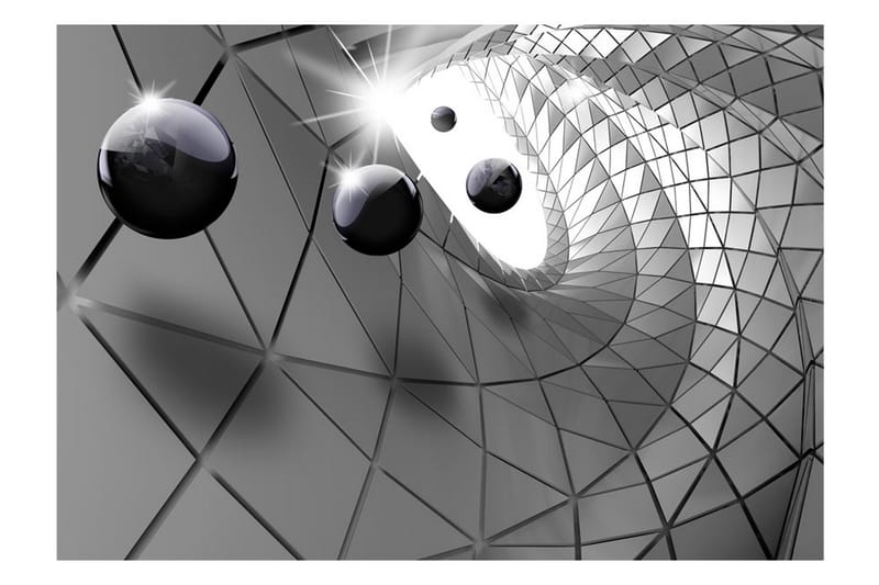 Fototapet Steel Illusion 300x210 - Artgeist sp. z o. o. - Innredning - Veggdekorasjon - Tapeter - Fototapeter