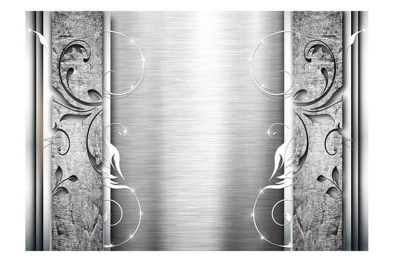 Fototapet Steel Leaves 250x175 - Artgeist sp. z o. o. - Innredning - Veggdekorasjon - Tapeter - Fototapeter