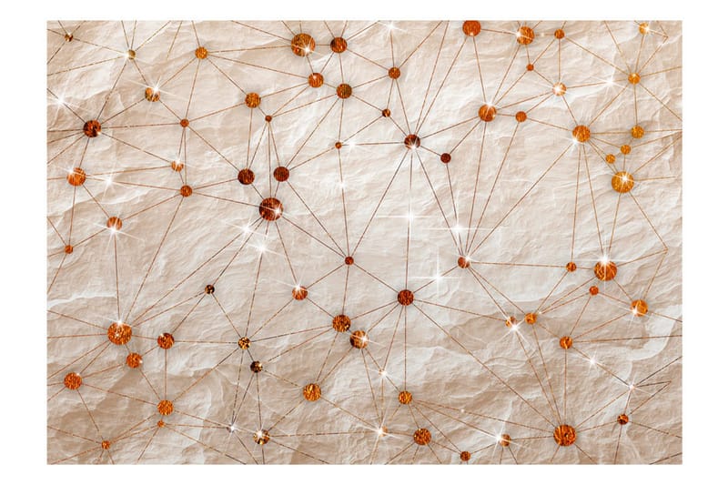 Fototapet Stone And Gold 150x105 - Finnes i flere størrelser - Innredning - Veggdekorasjon - Tapeter - Fototapeter