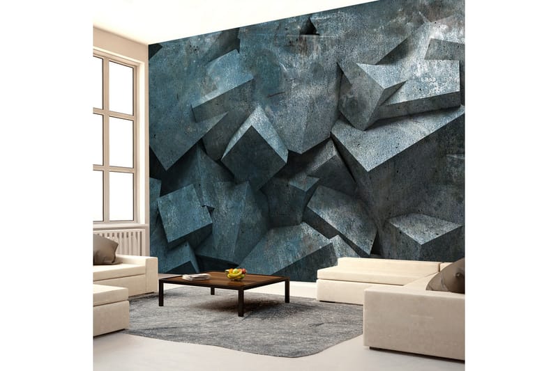 Fototapet Stone Avalanche 100x70 - Artgeist sp. z o. o. - Innredning - Veggdekorasjon - Tapeter - Fototapeter