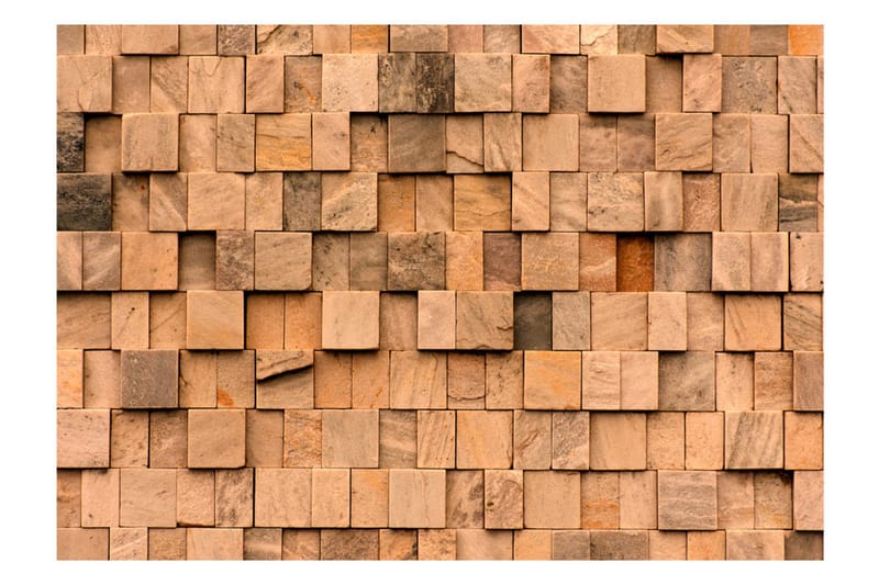 Fototapet Stone Jigsaw 250x175 - Innredning - Veggdekorasjon - Tapeter - Fototapeter