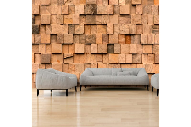 Fototapet Stone Jigsaw 250x175 - Innredning - Veggdekorasjon - Tapeter - Fototapeter
