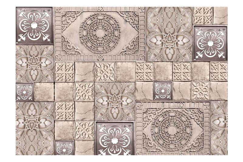 Fototapet Stone Tile 100x70 - Artgeist sp. z o. o. - Innredning - Veggdekorasjon - Tapeter - Fototapeter