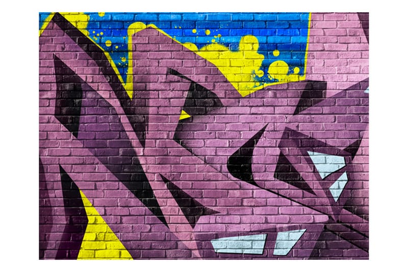 Fototapet Street Art Graffiti 350x270 - Artgeist sp. z o. o. - Innredning - Veggdekorasjon - Tapeter - Fototapeter
