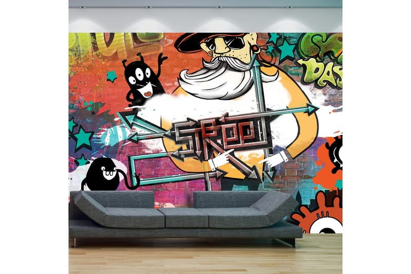 Fototapet Street Movie 350x245 - Artgeist sp. z o. o. - Innredning - Veggdekorasjon - Tapeter - Fototapeter