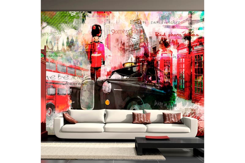 Fototapet Streets Of London 400x280 - Artgeist sp. z o. o. - Innredning - Veggdekorasjon - Tapeter - Fototapeter