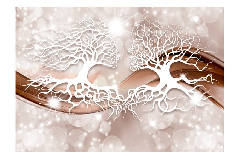 Fototapet Structure Of Love 200x140 - Finnes i flere størrelser - Innredning - Veggdekorasjon - Tapeter - Fototapeter