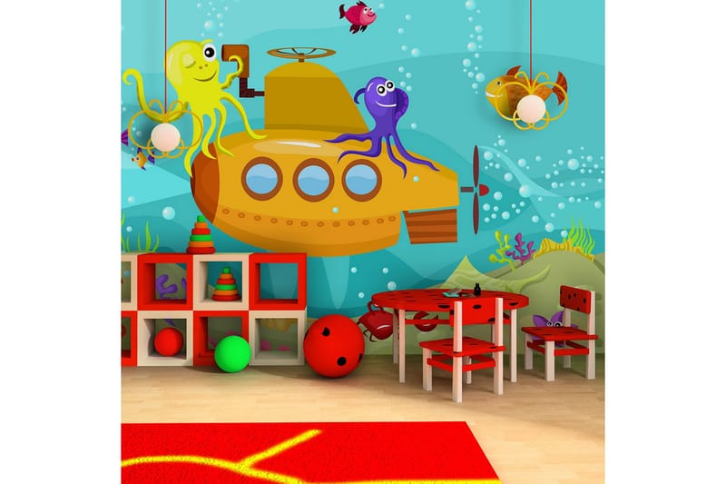 Fototapet Submarine 200x154 - Artgeist sp. z o. o. - Innredning - Veggdekorasjon - Tapeter - Fototapeter