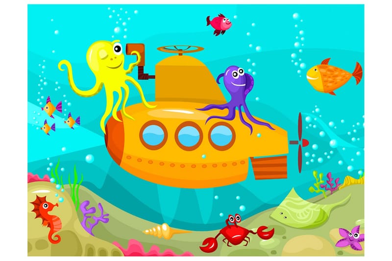 Fototapet Submarine 250x193, Artgeist sp. z o. o.