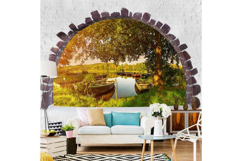 Fototapet Summer Lake 200x140, Artgeist sp. z o. o.