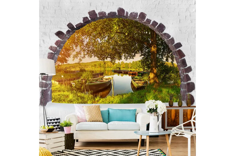 Fototapet Summer Lake 250x175, Artgeist sp. z o. o.