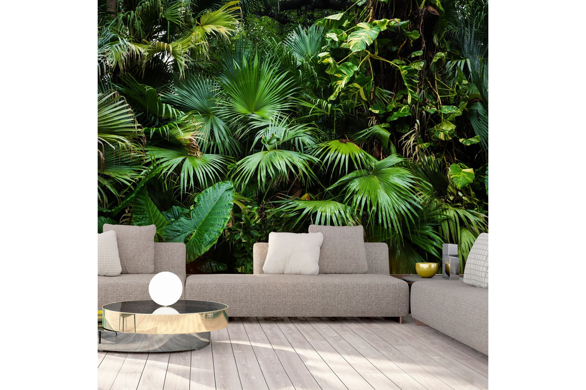 Fototapet Sunny Jungle 350x245 - Artgeist sp. z o. o. - Innredning - Veggdekorasjon - Tapeter - Fototapeter