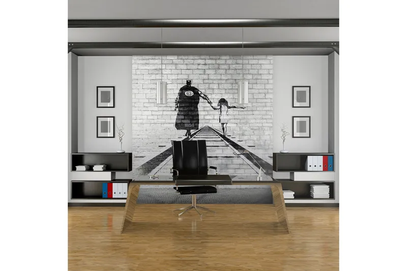 Fototapet Superhero 400x309 - Artgeist sp. z o. o. - Innredning - Veggdekorasjon - Tapeter - Fototapeter