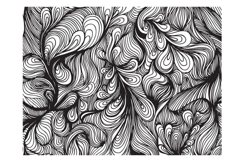 Fototapet Svart Og Hvit Retrostil 300x231 - Artgeist sp. z o. o. - Innredning - Veggdekorasjon - Tapeter - Fototapeter