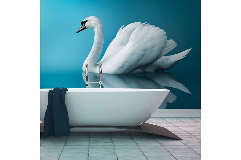 Fototapet Swan Reflection 250x193, Artgeist sp. z o. o.