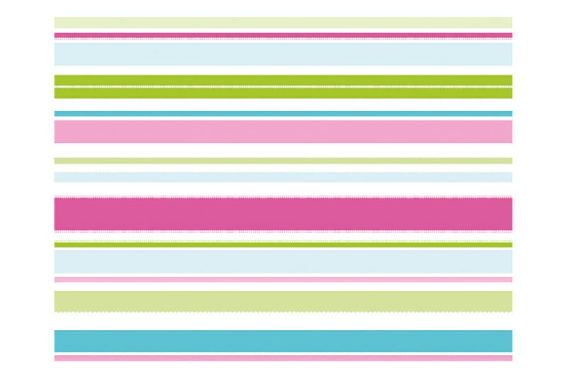 Fototapet Sweet Stripes 250x193 - Artgeist sp. z o. o. - Innredning - Veggdekorasjon - Tapeter - Fototapeter