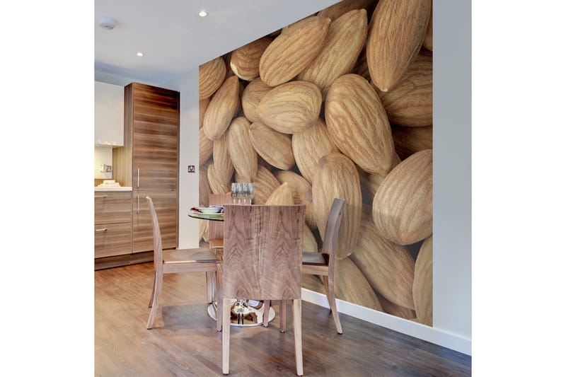 Fototapet Tasty Almonds 250x193 - Artgeist sp. z o. o. - Innredning - Veggdekorasjon - Tapeter - Fototapeter