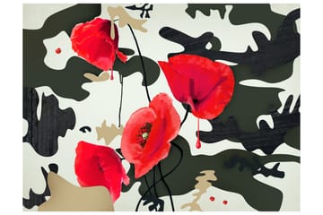 Fototapet The Flowers Of War 350x270 - Artgeist sp. z o. o. - Innredning - Veggdekorasjon - Tapeter - Fototapeter
